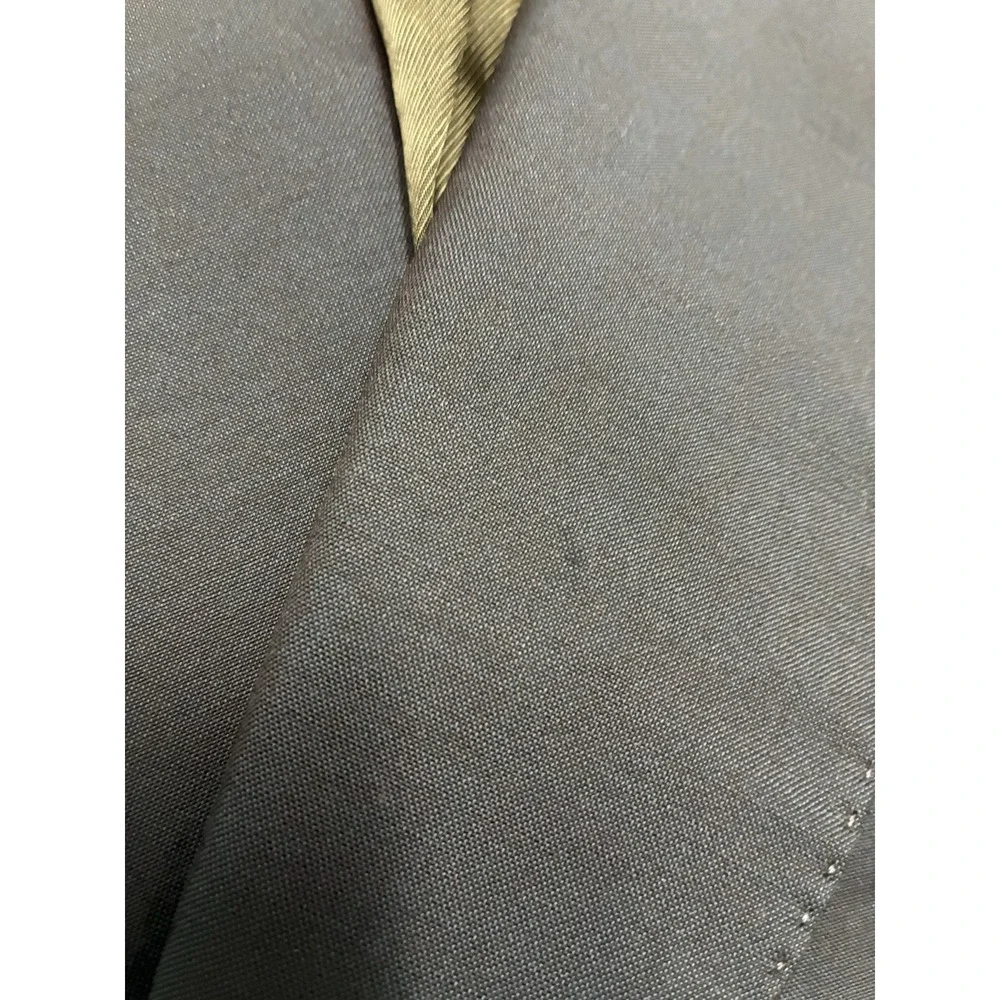 Gucci Uniform‎ Suit Men's 44 Green Wool Mohair Double Breasted *altered, flaw